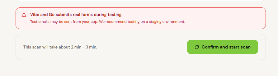 Scanning pages behind a login